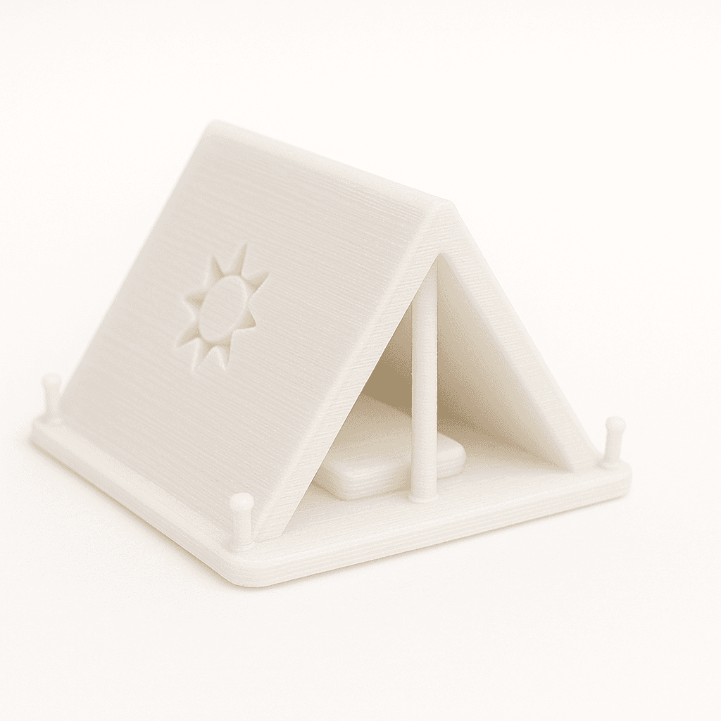 3D-printed camping tent