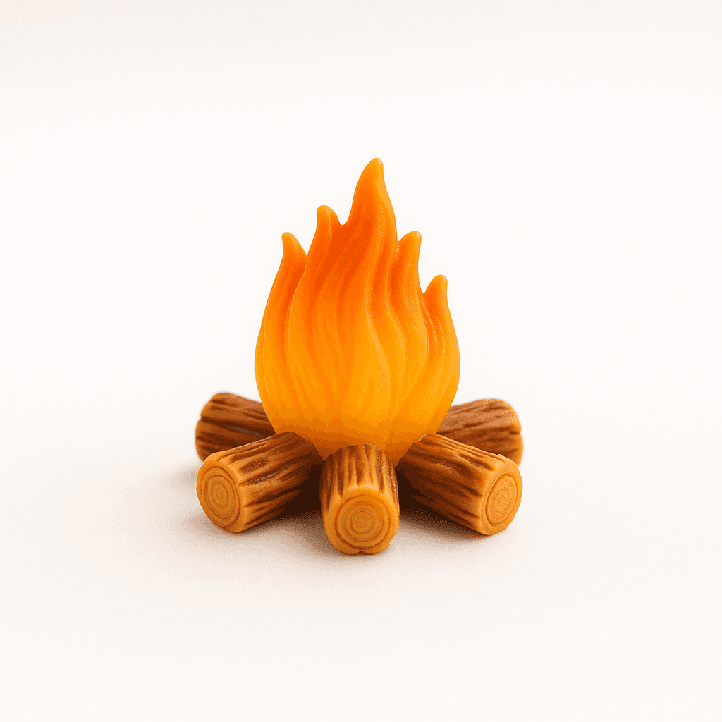 Miniature campfire	
