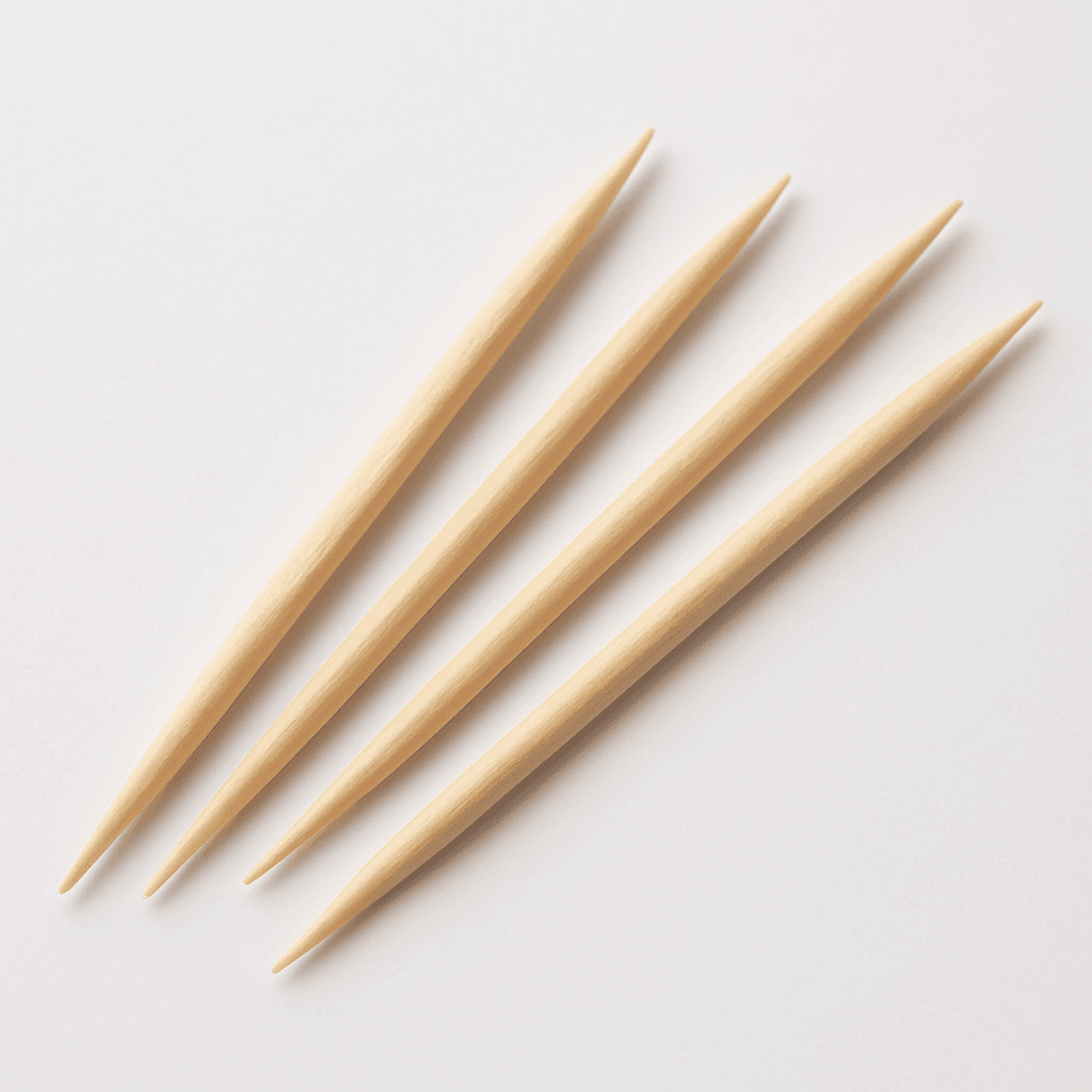 A toothpick (or a clean fingertip)